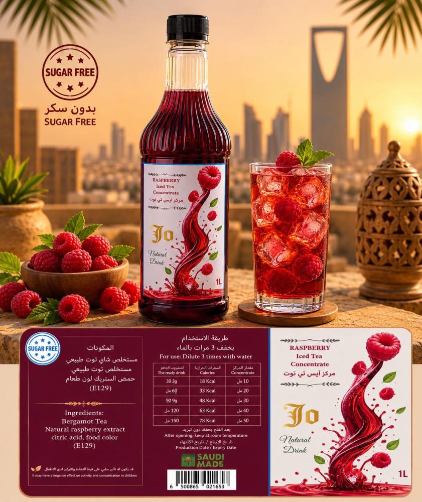 Sugar-Free Raspberry Iced Tea Conc