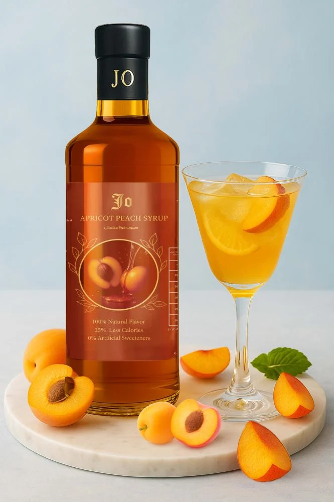 SYRUP PEACH APRICOT   سيروب خوخ مشمش