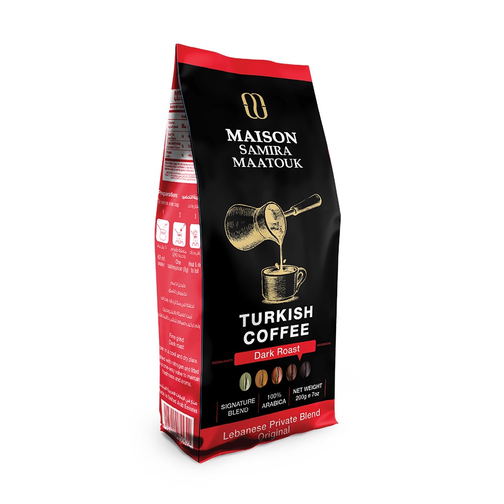 MSM TURKISH COFFEE DARK ROAST W/ CARDAMOM 200G