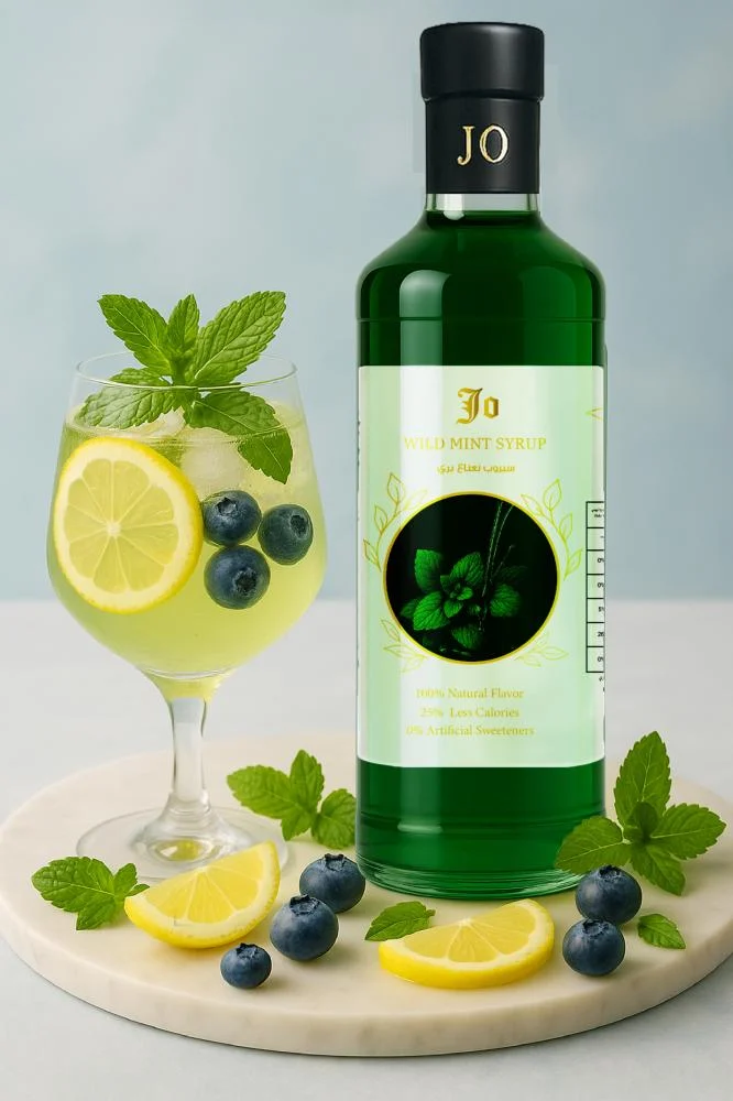 Wild mint syrup سيروب نعناع بري