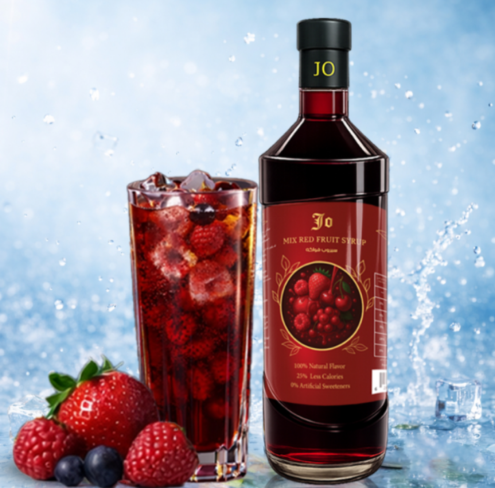 MIX RED FRUIT SYRUP سيروب ميكس الفواكه الحمراء